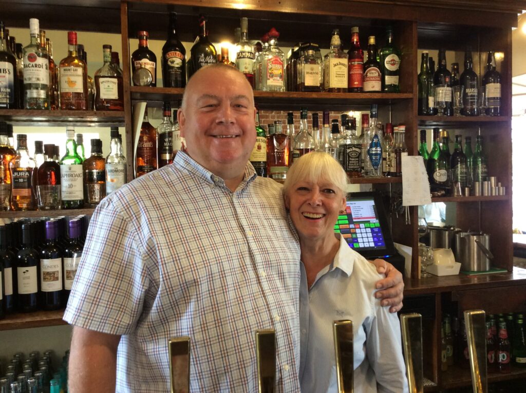 Anne-Marie & Clifton from The Railway Arms pub in North Elmham